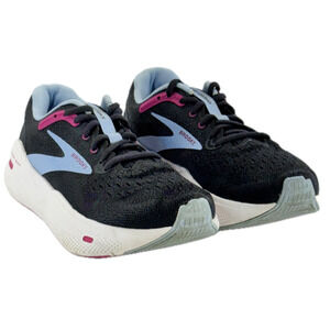 Brooks Ghost Max Ebony Open Air Lilac Women Size 8 Running 1203951B082 Lace Up